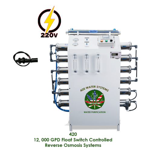 420 12,000 GPD Float Switch Reverse Osmosis System